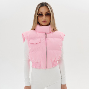 New Arrivals 2025 Fall Winter Warmly Fashion Women Casual <strong>Jackets</strong> Vest Women's Coats OuYaan - Product Image 1