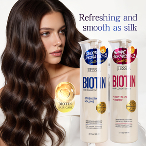 Champú y Acondicionador Capilar Revitalizante al por Mayor para Reparación Profunda del Cabello Dañado con Queratina y Biotina para un Brillo Intenso - Product Image 3