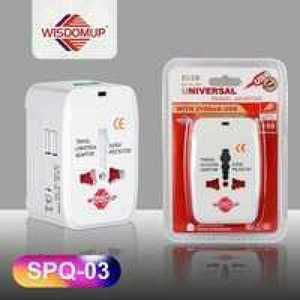 Adattatore di alimentazione universale Wisdomup, ingresso 100-240V, uscita 5V/2A con protezione da sovraccarico per uso in viaggio - Product Image 3