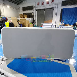 Plataforma flotante inflable comercial para lagos, plataforma Paradise Pad para ocio y pesca. - Product Image 4