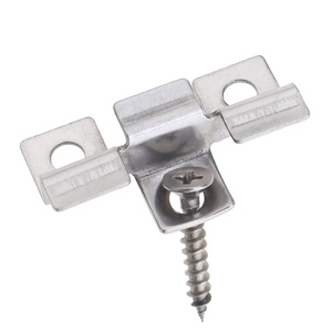 Clip de fixation d'espacement caché pour terrasse avec vis autotaraudeuse en acier inoxydable matériel de bricolage - Product Image 3