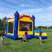 Videur gonflable Offre Spéciale pour enfants Combo Combo gonflable commercial Castel 7 en 1 Combo Bounce House