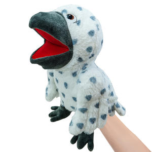Nuevo pájaro animal marioneta <span class=keywords><strong>de</strong></span> mano gran pico pájaro loro juguete <span class=keywords><strong>de</strong></span> peluche para niños pájaro muñeca águila muñeca al por mayor - Product Image 5