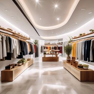 Estante <span class=keywords><strong>de</strong></span> exhibición <span class=keywords><strong>de</strong></span> pared <span class=keywords><strong>de</strong></span> <span class=keywords><strong>madera</strong></span> con percha Bastidores <span class=keywords><strong>de</strong></span> ropa bonitos y soporte <span class=keywords><strong>de</strong></span> exhibición <span class=keywords><strong>de</strong></span> ropa para muebles <span class=keywords><strong>de</strong></span> tienda <span class=keywords><strong>de</strong></span> ropa al por menor - Product Image 6