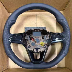 Volante de Cuero para Volkswagen Golf 8 MK8 <span class=keywords><strong>POLO</strong></span> GOLF 7 <span class=keywords><strong>GTI</strong></span> R-line MK7 MK6 Passat GTS GTD GTE GLI <span class=keywords><strong>GTI</strong></span> VW - Product Image 2