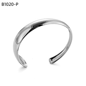 Amy Amy Fashion <b>Cuff</b> <b>Bracelet</b> B1020 Rhodium Plated Women's Classic Jewelry Gift - Product Image 1
