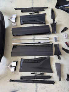 ชุดคิทไฟหน้าหลัง LH RH กันชนไฟตัดหมอกขอบกระโปรงข้าง Mona Lisa <span class=keywords><strong>บอดี้</strong></span>คิทสำหรับ Toyota HARRIER Venza 2022-2024 - Product Image 4