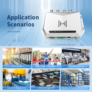 제조업체 공급 업체 공장 4 포트 고정 UHF <span class=keywords><strong>RFID</strong></span> 리더 860 960mhz Impinj E710 UHF 리더 <span class=keywords><strong>RFID</strong></span> 자산 관리 용