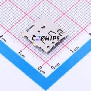 SMN-302-ACP7 SIM Card Connector SMD Connector Self-Return Type Nano SIM Card Card Holder With Card Detection - Product Image 1