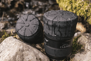 Cheap Black Silicone Protective Lens-Cap, Universal Cover for Kinds of Models <b>Camera</b>, Stretch Fit, Element Proof - Product Image 4