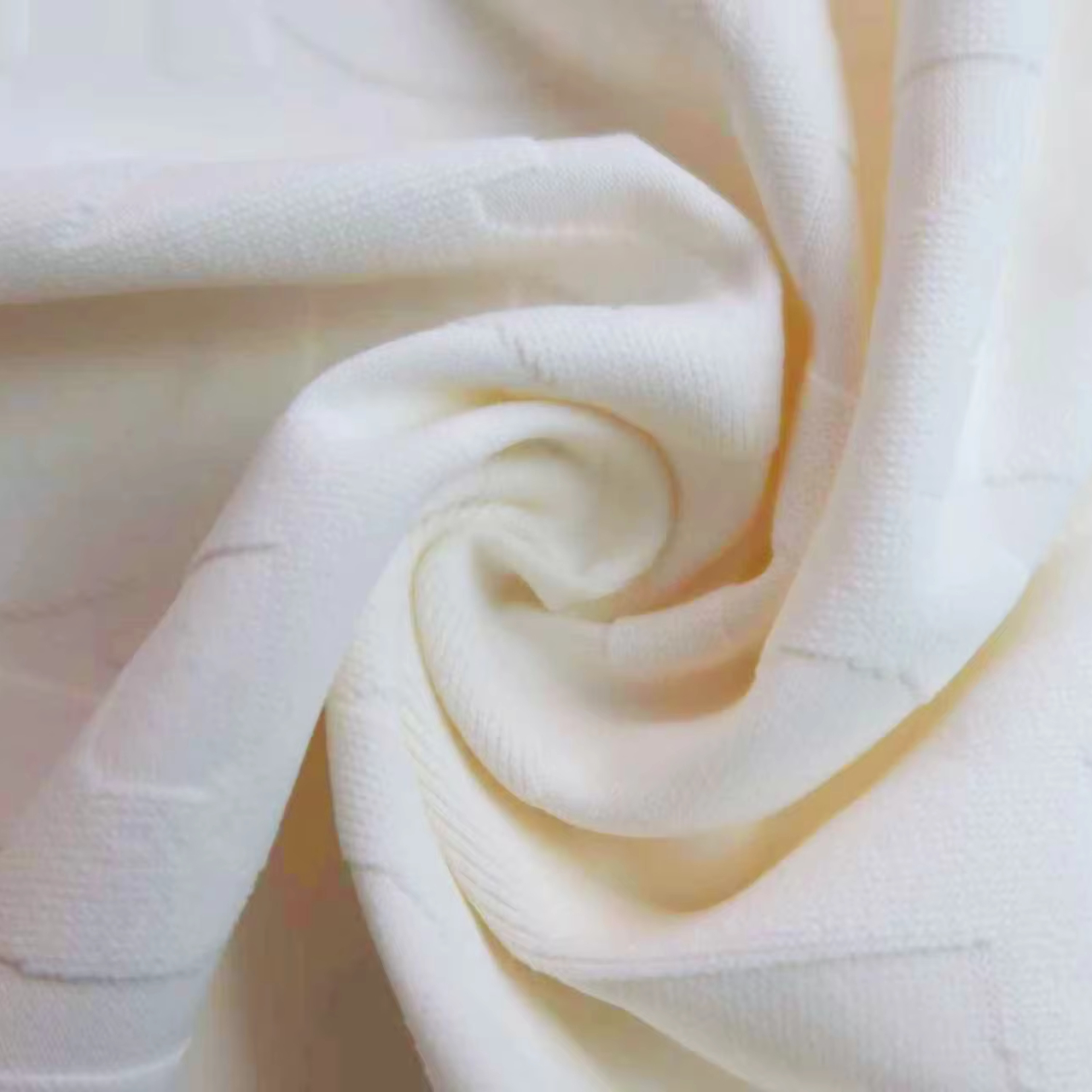 3D Embossed Elastic Polyester/Nylon Knitted Tricot Jacquard Textile for Dress & Swimwear Girls