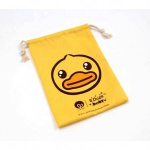 Vente directe d'usine, sacs à cordon en tissu de mousseline 100% coton biologique personnalisés avec logo, article promotionnel - Product Image 4