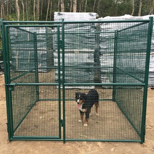 Fabrika tedarikçisi Metal kafes 10ft köpek evi açık köpek kedi kulübesi kolay temiz Pet hayvan kafesleri - Product Image 3