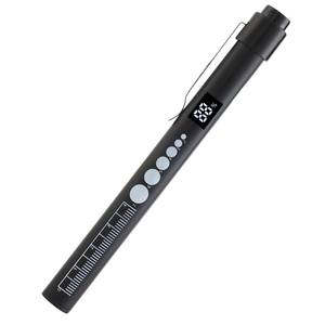 Linterna Médica con Luz Amarilla Cálida LED, Lápiz <span class=keywords><strong>de</strong></span> Luz para Enfermeras, Calibrador <span class=keywords><strong>de</strong></span> Pupilas, Regla Divisoria, Lápiz <span class=keywords><strong>de</strong></span> Luz para Examen <span class=keywords><strong>de</strong></span> Ojos, Otorrinolaringología - Product Image 6