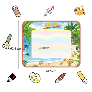 Bộ Dụng Cụ Tô Màu Vẽ Chữ Estera Del Doodle Aqua Mess Bút Đánh Dấu Trẻ Em Nước Doodle Pad Mat Đồ Chơi Bảng Vẽ Ma Thuật - Product Image 3