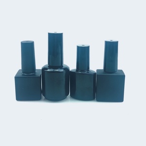 Vente en gros de flacons de vernis à ongles en verre carré mat personnalisés de 10 ml, 12 ml, 15 ml avec pinceau - Product Image 3