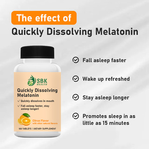 Best Selling Quickly Dissolving Melatonin Tablets Helps Manage Sleep Fasterl Aslittle Minutes Refreshed Promotes Stay Tablets - Product Image 3