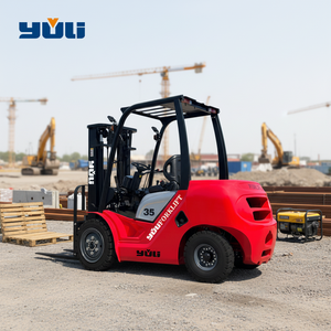 יולי יצרנית מלגזות, מלגזות דיזל קטנות לתעשייה, ניידות, 2.5 טון, 3 טון, 3.5 טון, מנוע דיזל בעירה פנימית. - Product Image 1