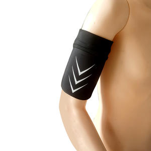 Personalizado al por mayor Simple elástico deportes Jogging brazo bolsa reflectante ajustado teléfono móvil funda de muñeca Night Running Fitness - Product Image 1