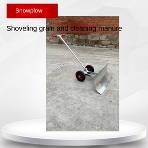 Nouvelle <span class=keywords><strong>pelle</strong></span> à grains robuste à roues pour usage domestique - Couleurs argent/noir/rouge - Origine Chine - Pour déneigement et empilage de maïs et de céréales - Product Image 3