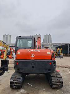 Excavadora de cadenas usada Kubota KX185 de 8 toneladas, en buen estado, excavadora de construcción de segunda mano en oferta. - Product Image 3