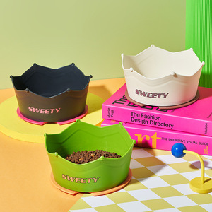 Bol pour chat Sweety Cat, antidérapant, anti-renversement, bol d'alimentation lente pour chats, grande capacité, avec couvercle - Product Image 1