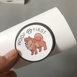 Custom Logo Round Sticker Personalized Gift Packaging <b>Wrapping</b> Self Adhesive <b>Sheet</b> Label Stickers for Wedding - Product Image 6