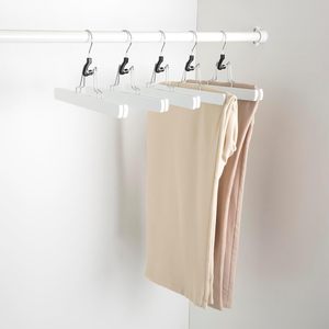 Cintre d'extension de cheveux en <span class=keywords><strong>bois</strong></span> laqué pour perruque <span class=keywords><strong>Design</strong></span> peu encombrant pour magasin de vêtements, garde-robe ou salon - Product Image 5