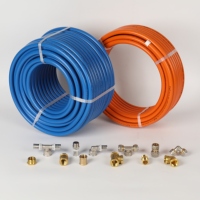 Tuyau composite IFAN DIN 16836 FACTORY Pexa Pexb 5 couches, tube en aluminium superposé orange, tuyau PEX