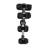 Attelle de fixation du genou réglable et respirante en alliage d'aluminium, dispositif de soutien pour la rééducation des fractures du genou, unisexe, 1 kg