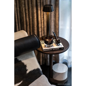 Healing Home Metal Table Lamp Black Warm <b>Light</b> Touch Control Cordless LED Night <b>Light</b> For Bedroom Desk - Product Image 3