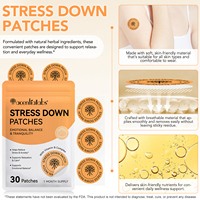 Patch Acentiallabs Patchs d'équilibre émotionnel privé avec complexe de vitamine B Patchs anti-stress biodégradables de couche supérieure