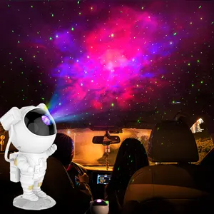 Lonvis Astronaut Shape Night Light Astronaut Star Sky Projection Star Night Light Star Aurora Galaxy Projector For Baby Beroom