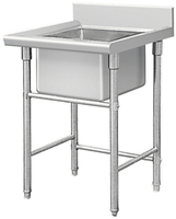 Table de travail ITO-01625 Bon Marché En Acier Inoxydable avec 3 Couches Restaurant CE Approuvé CN;GUA Argent 1800*1800*800MM ITO