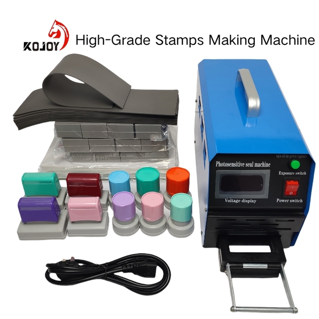 Custom Logo Stamp Seal Maker Rubber Ink Stamp Making Machine Flash Stamp Machine
