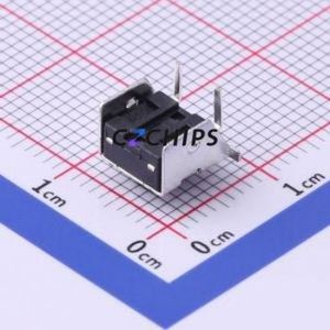 TS-1037-A3B3-D2 Tactile Switch SMD Switch Single Pole Single Throw Round Button 2.5N Horizontal Mount - Product Image 2