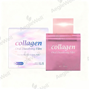 Tiras de Película Oral de Colágeno y Glutatión Aeglewell, Parches Orales, Grado Alimenticio Transfronterizo, Vitamina para la Piel, Glutatión - Product Image 1