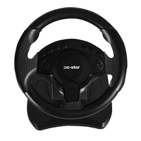 Volant de course programmable C-STAR avec pédale de frein et moteur à vibrations pour One/Android/PC (filaire)
