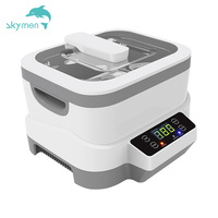 Nettoyeur à ultrasons Skymen ODM 1200 ml pour outils dentaires, buccaux, lunettes, bijoux et forets, conception détachable avec dégazage