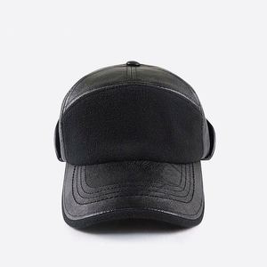 High Quality Baseball Cap Men Black Winter <b>Hat</b> Adjustable Autumn Winter Warm <b>Hats</b> Wholesale OEM - Product Image 2