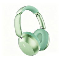 Auriculares con superficie de pintura metálica, diadema de 3 secciones, cinco efectos de sonido ajustables, para viajes, deportes y aprendizaje, con función ANC