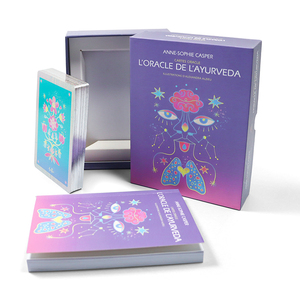 Carte dei <span class=keywords><strong>Tarocchi</strong></span> e Mazzi di Oracoli Personalizzati con Bordo Argentato, in <span class=keywords><strong>Carta</strong></span> Artistica Resistente, con Scatola di Lusso e Libretto Guida - Product Image 2