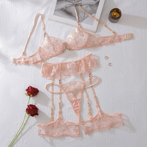 <span class=keywords><strong>Ensemble</strong></span> de lingerie sexy haut de gamme pour femme, avec bretelles de soutien-gorge attrayantes, <span class=keywords><strong>ensemble</strong></span> transparent et sensuel <span class=keywords><strong>complet</strong></span> 1575 - Product Image 2