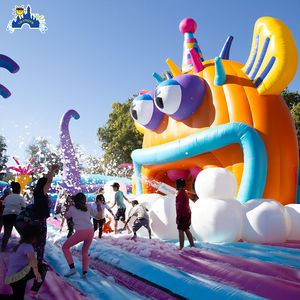 LilyToys <span class=keywords><strong>Castillo</strong></span> Inflable, Parque de Diversiones Inflable de PVC para Adultos, Pista de Obstáculos para Saltar - Product Image 6