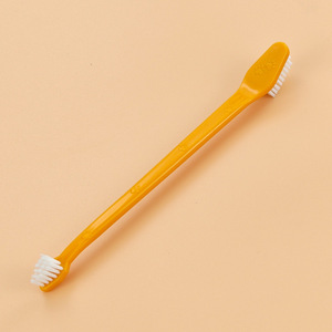 Double <b>Headed</b> Pet <b>Toothbrush</b> Long Handle Soft Bristle Dog Oral Care Cleaning Tool - Product Image 5