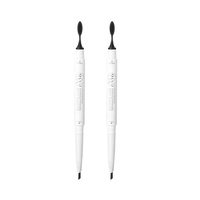 Crayon à sourcils automatique double tête Zhenhai 2019 de haute qualité, fin, imperméable, 6 couleurs, 14,5 cm