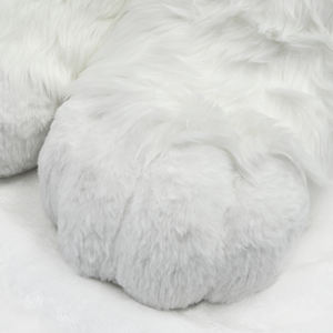 Costume de Mascotte Publicitaire Personnalisé en Fourrure Intégrale pour Enfants et Adultes – Chat Rose Gris à Pattes de Pattes de Renard – Déguisement Anime Cosplay - Product Image 6