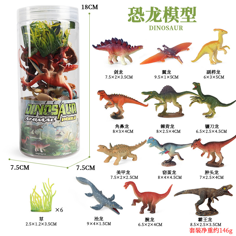 DT Mini Dinosaur 12 + Accesorios (barril)