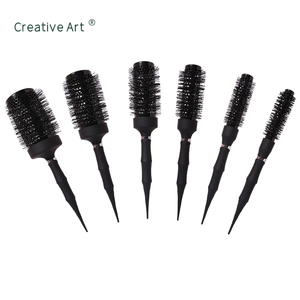 Fabrik Großhandel lockiges Haar Styling-Bürste Keramik runde thermische Haar bürste nicht elektrische profession elle Blowout-Bürste - Product Image 4