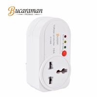 Prise de protection de tension 220V, protection contre les surtensions et les sous-tensions, multiprise pour appareils électroménagers, vente en gros